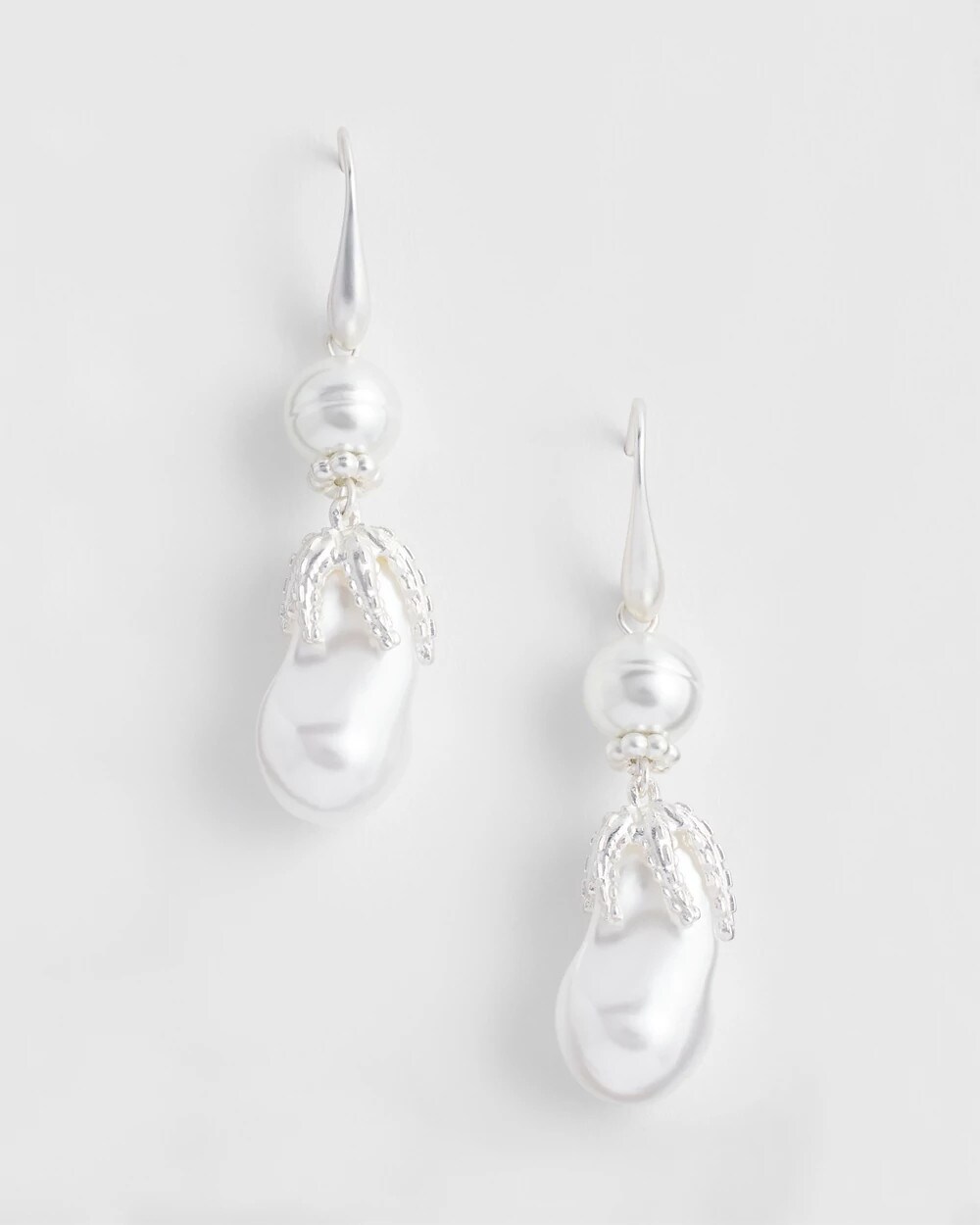 No Droop® Pearl Effect Earrings