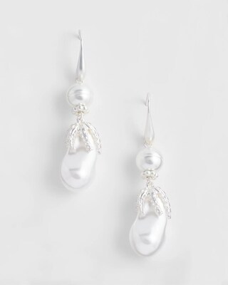 No Droop® Pearl Effect Earrings