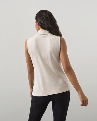 Zenergy Waffle Knit Mock Neck Tank