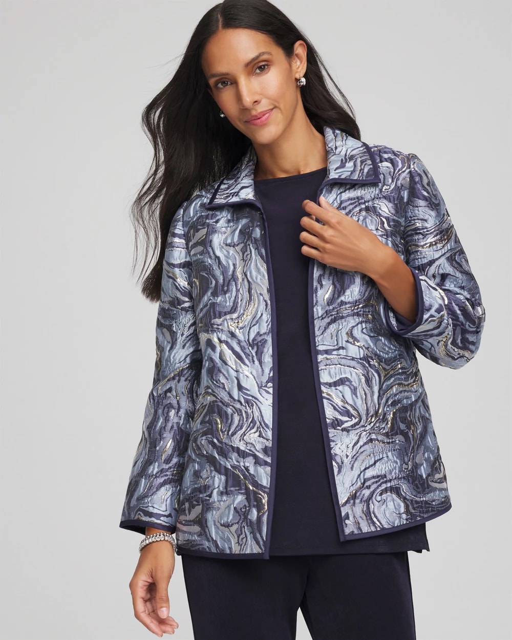 Travelers™ Jacquard Swirl Jacket, photo 1 of 5