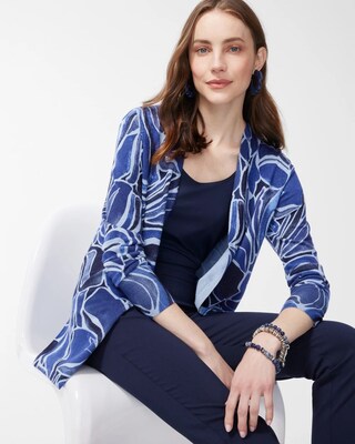 Spun Rayon Cool Floral Cardigan