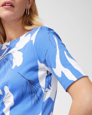 Pima Everyday Tropical Print Tee