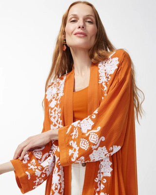 Embroidered Kimono