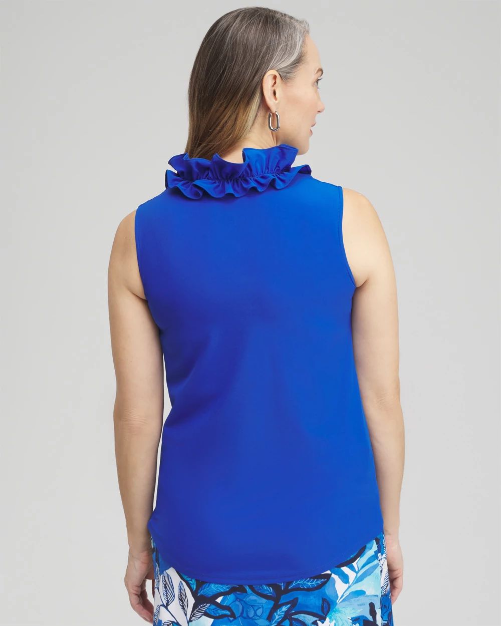 Zenergy® Ruffle Neck Tank
