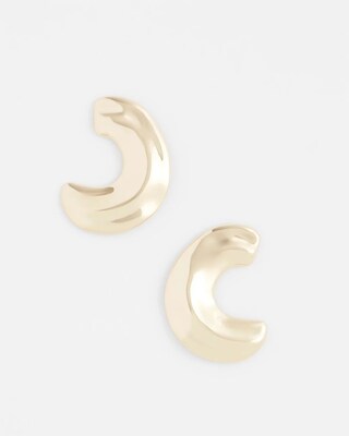 Gold Hoop Earrings click to view larger image.
