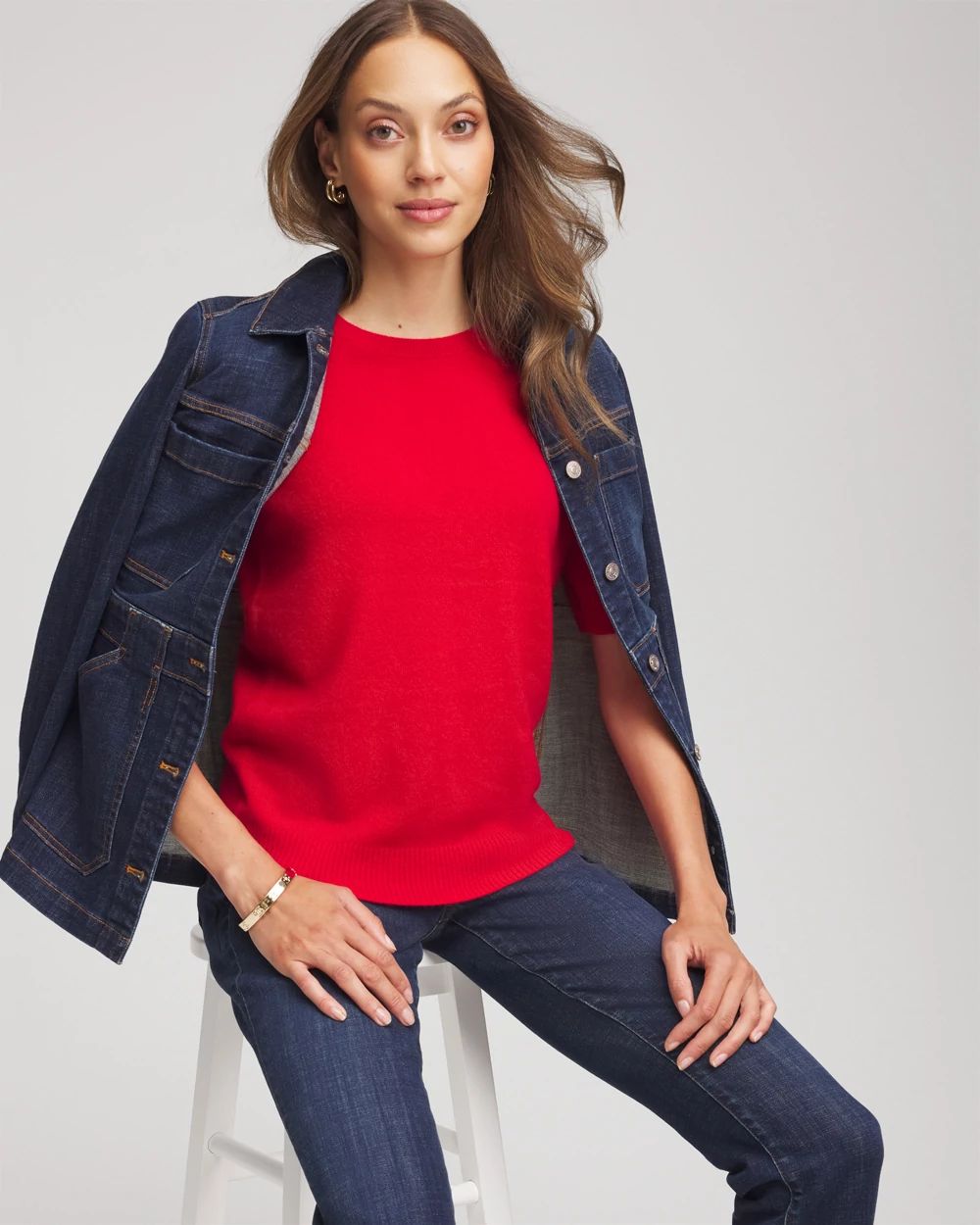 Crewneck Cashmere Pullover Sweater