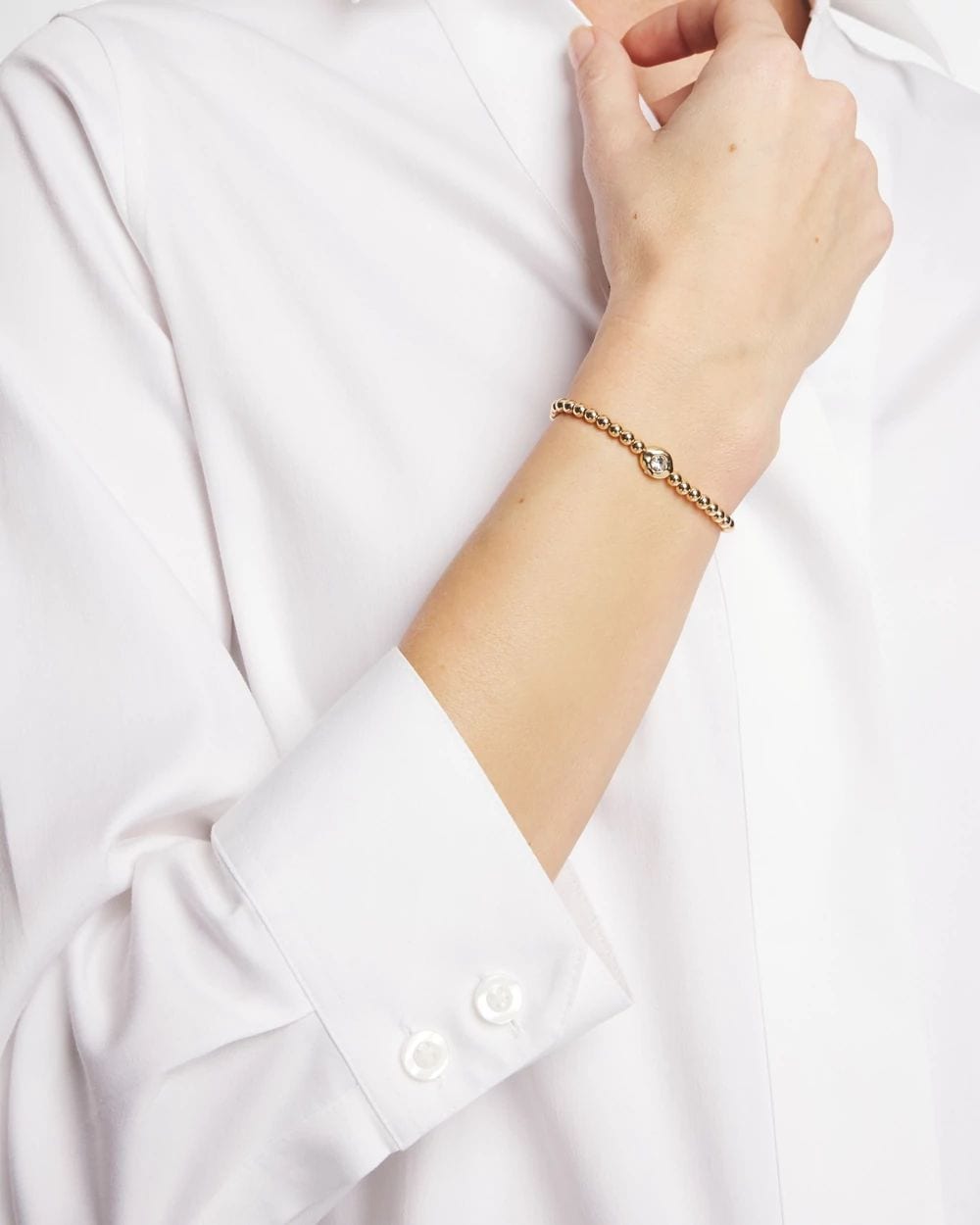 Mini Bead Stretch Hero Bracelet click to view larger image.