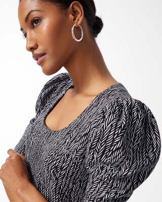 Zenergy French Terry Print Dress