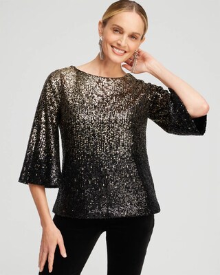 Sequin Ombre Tee