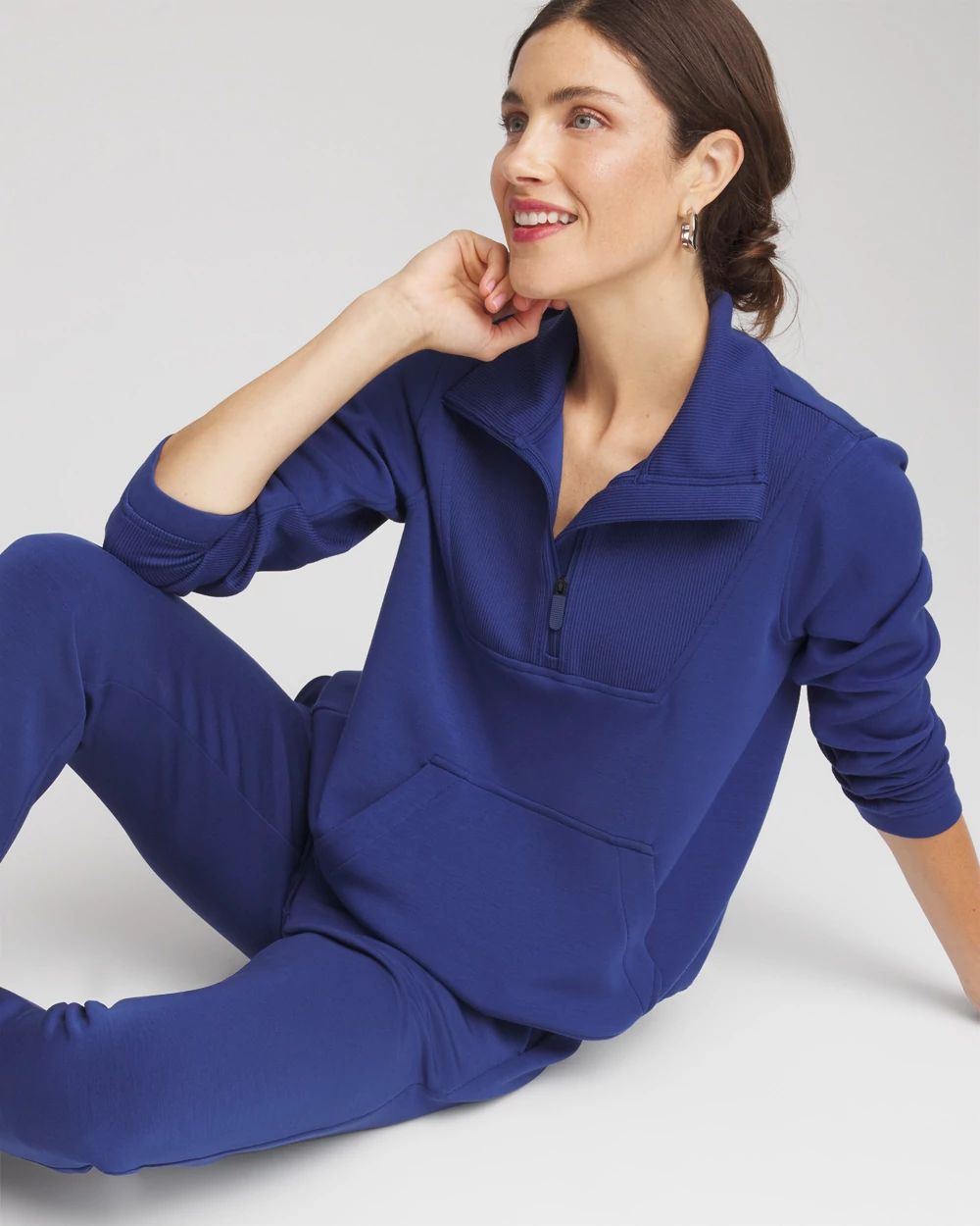 Zenergy® Ribbed Sweatshirt click to view larger image.