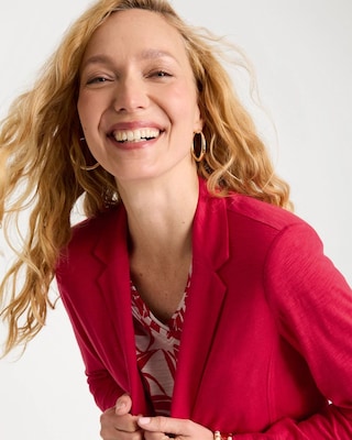 Slub Knit Blazer click to view larger image.