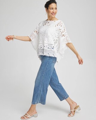 Lace Crochet Poncho