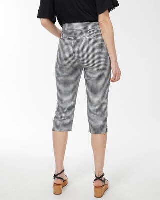 Brigitte Gingham Rivet Capris