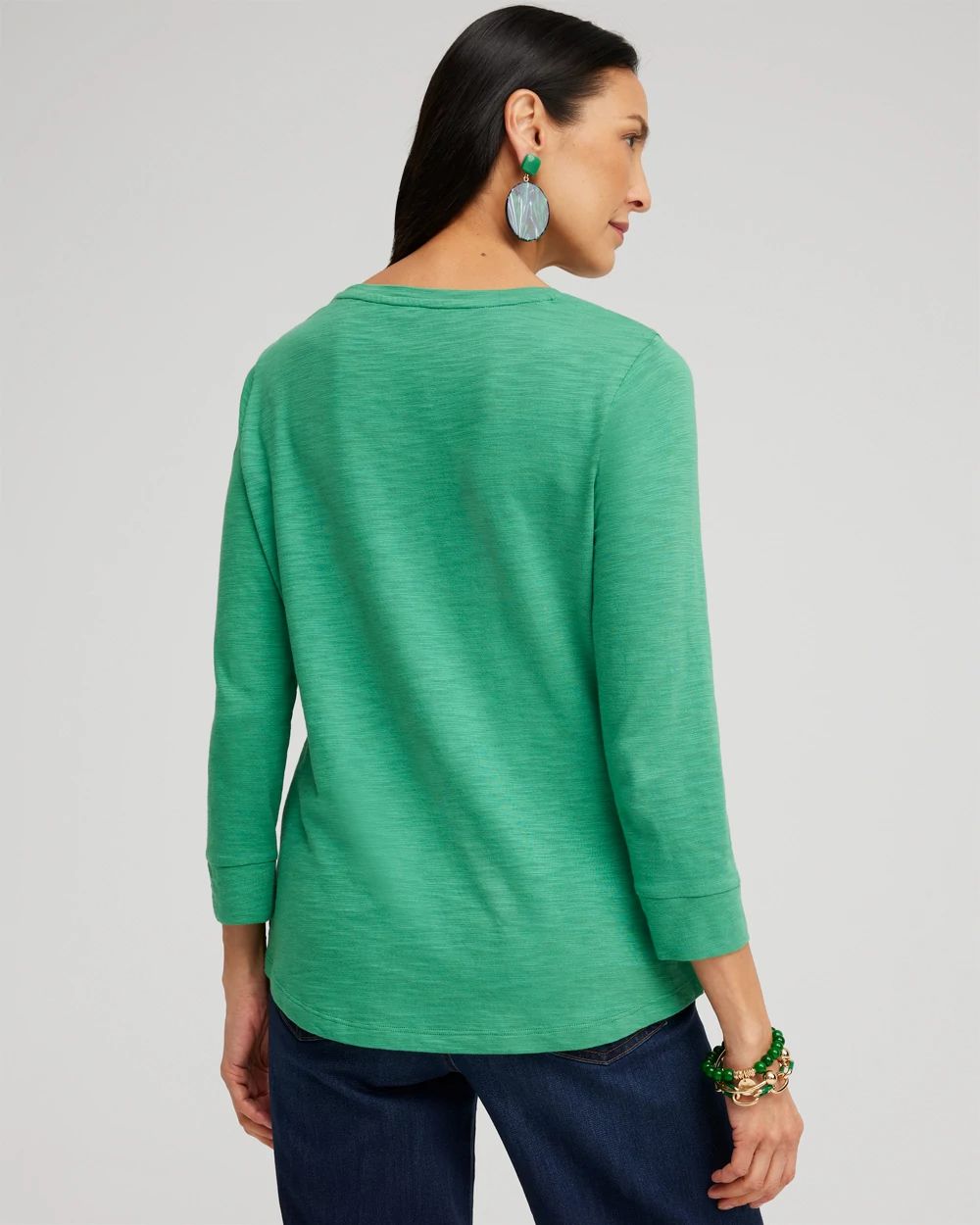 3/4 Sleeve Tee click to view larger image.