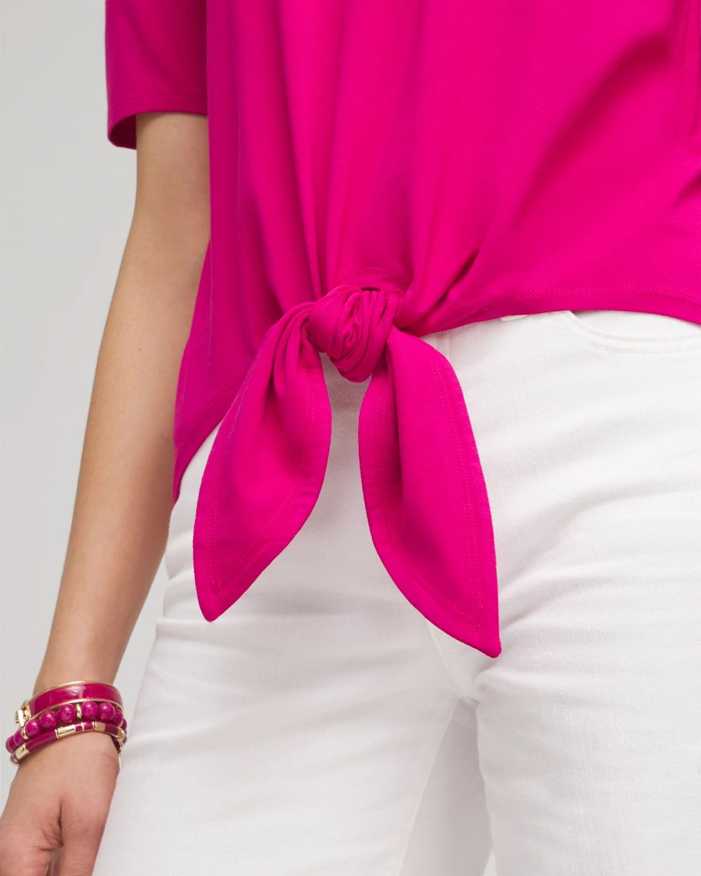 Tie-Front Top
