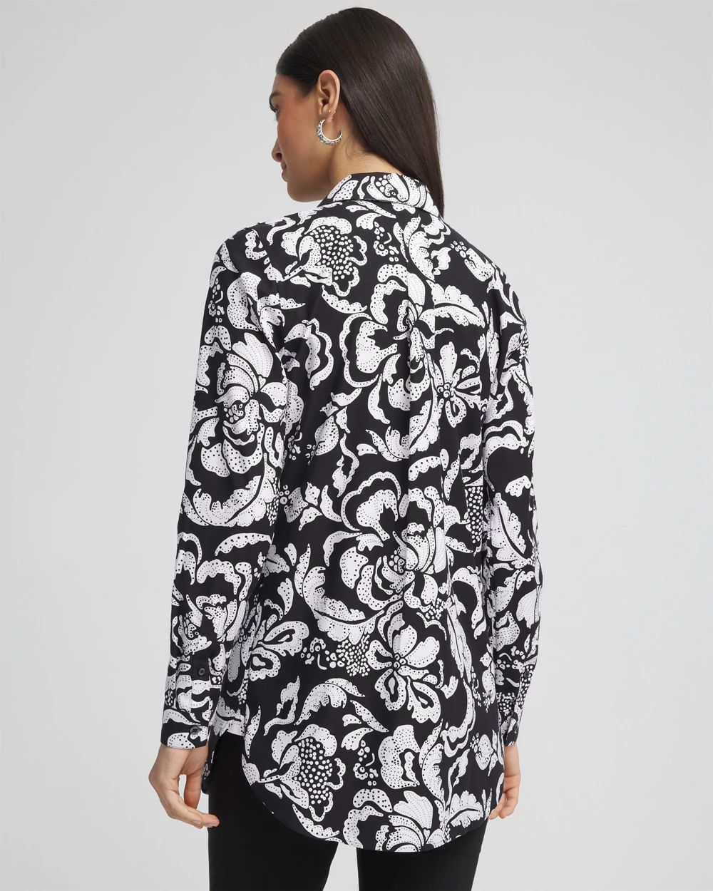 No Iron™ Floral Tunic
