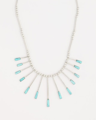 ​​Sliced Bib Necklace click to view larger image.