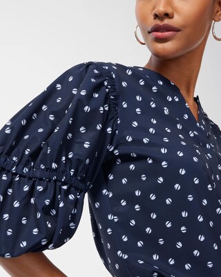 Zenergy UPF Neema Dot Print Top