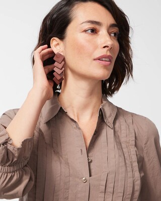 Poplin Pintuck Shirt