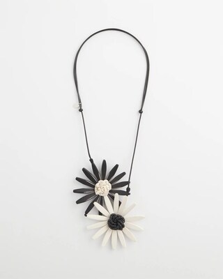 SYLCA® x Chico's Amaya Double-Flower Statement Pendant Necklace
