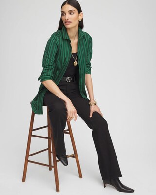 No Iron™ Striped Tunic click to view larger image.
