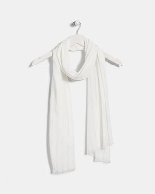 Satin Metallic Oblong Scarf