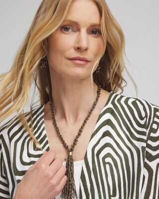 Tassel Pendant Necklace click to view larger image.