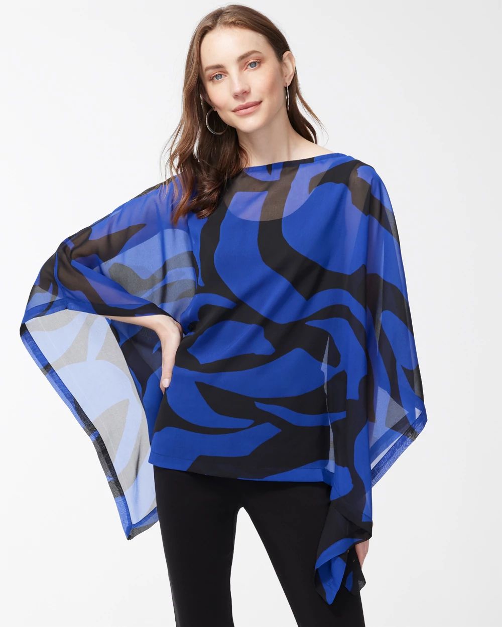 Cool Floral Poncho