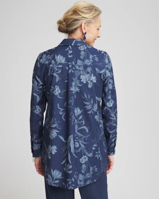 No Iron™ Floral Tunic click to view larger image.