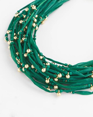 Raffia Short Necklace