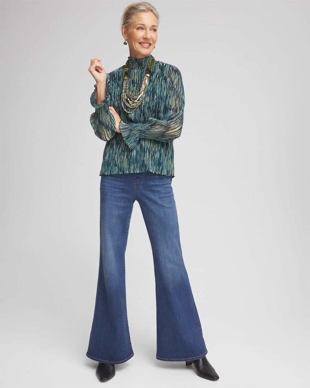 Petite Pull On Flare Jeggings