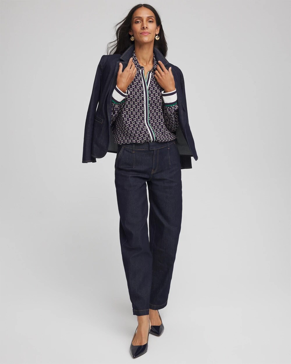 Faux Silk Twill Shirt