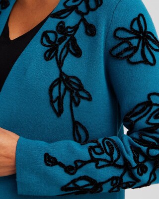 Chenille Soutache Cardigan