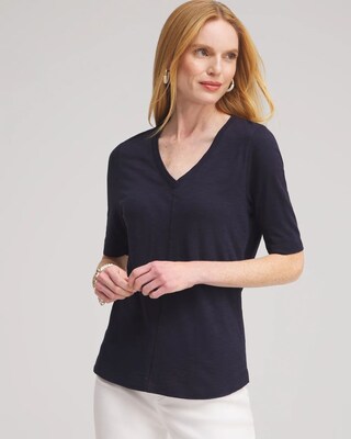 Elbow Sleeve A-line Tee