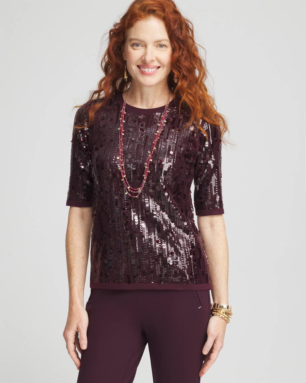Sequin Pullover Sweater, photo 1 of 4