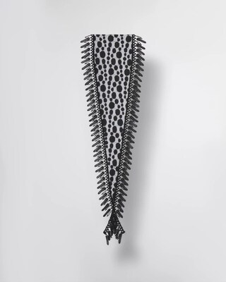 Lace Fringe Scarf click to view larger image.