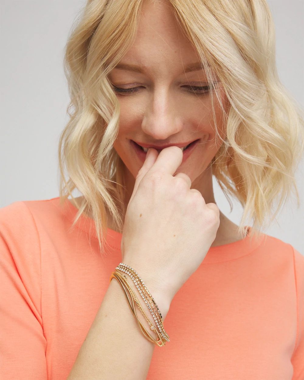 Goldtone Layered Bracelet