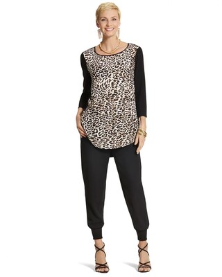 Lovely Leopard Envelope Hem Top