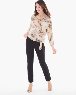 Safari Map Front-Tie Top
