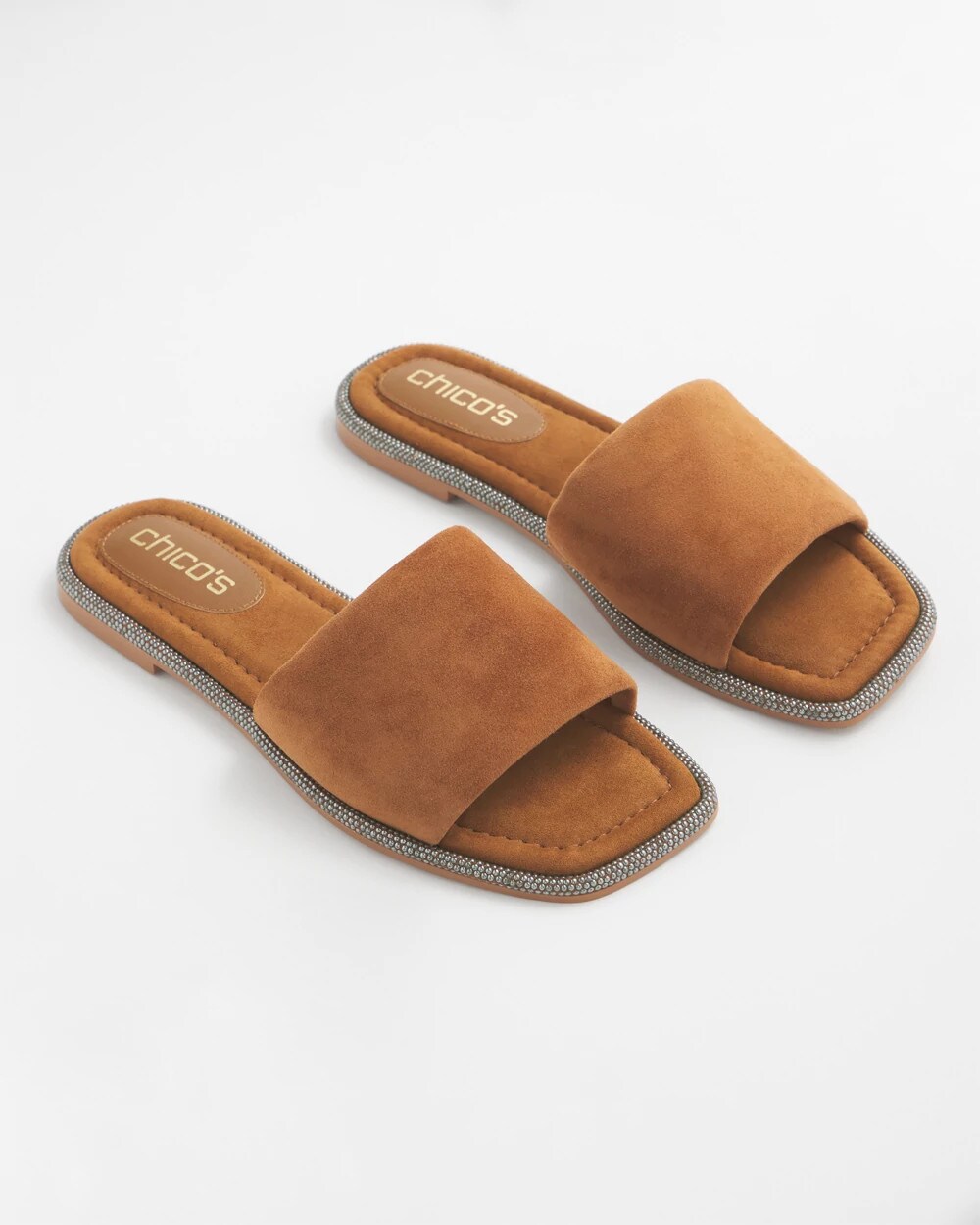 Suede Slides