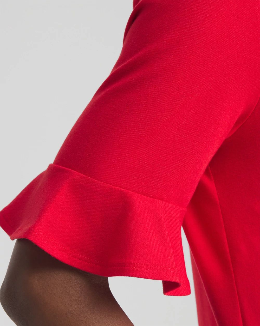 Zenergy® UPF Ruffle Sleeve Polo Dress click to view larger image.