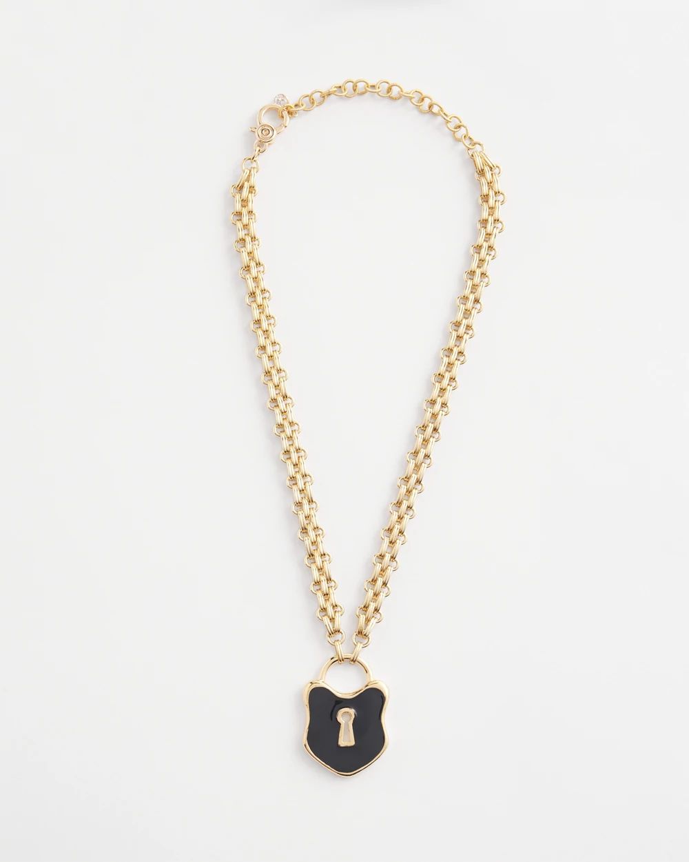 Lock Diamond Pendant