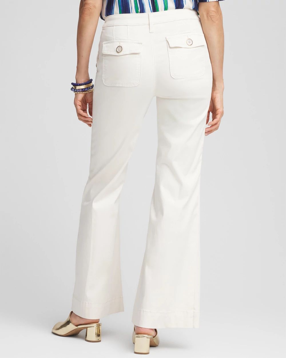 Satin Flare Pants