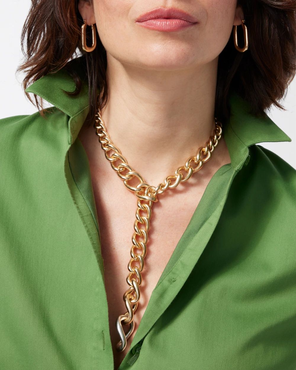 Chain Link Y-Necklace