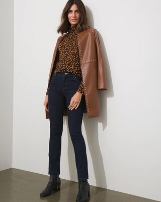 Touch of Cool Cheetah Turtleneck