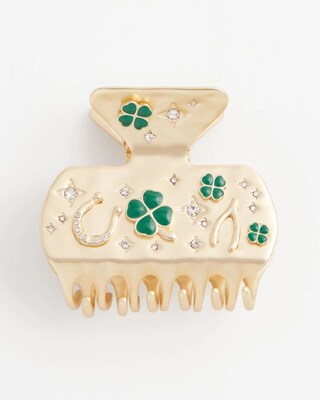 St. Patrick's Day Jaw Hair Clip