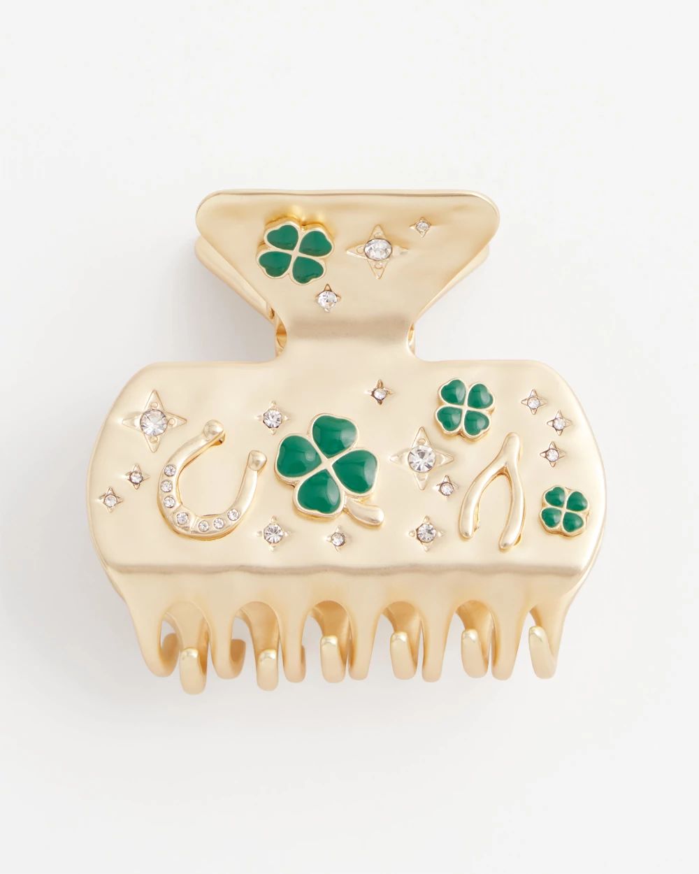 St. Patrick's Day Jaw Hair Clip