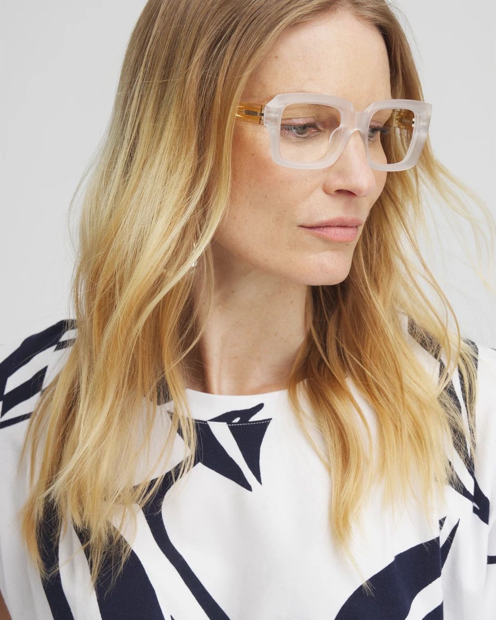 Matte Clear Taupe Readers