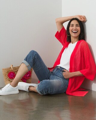 Split Hem Slub Tunic