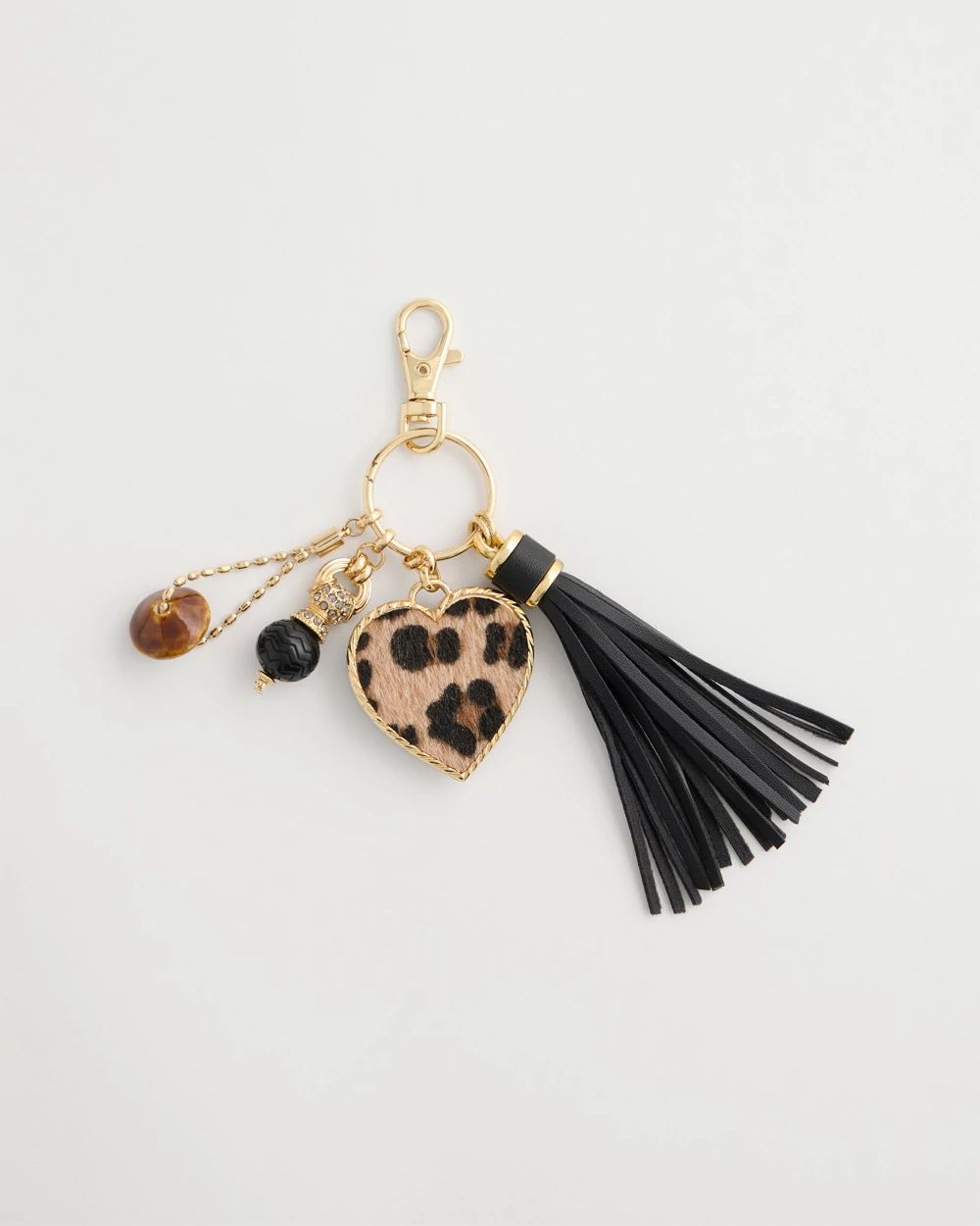 Animal Print Bag Charm